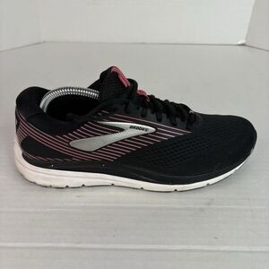 Brooks Addiction 14 Women's Running Walking Shoes Size 10.5 Black Pink B-Medium